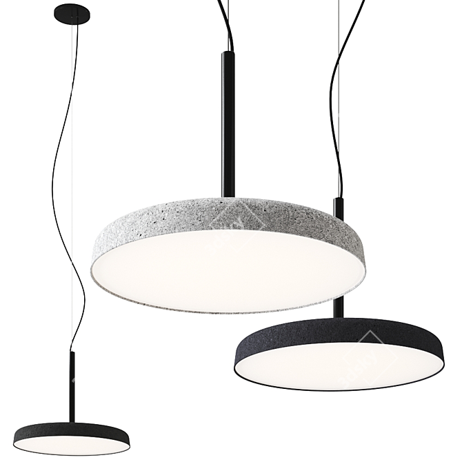 Casablanca Clavio Flat Suspension 3D model image 1