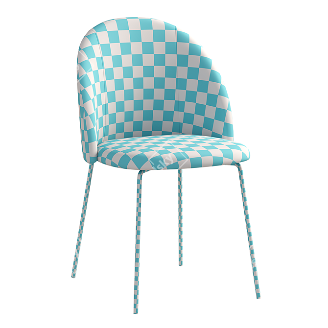 Stylish Deephouse Dijon Chair  3D model image 6