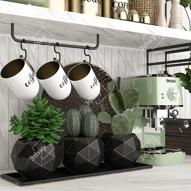 Premium Kitchen Set: High-Quality, Compatible, Stylish 3D model image 3