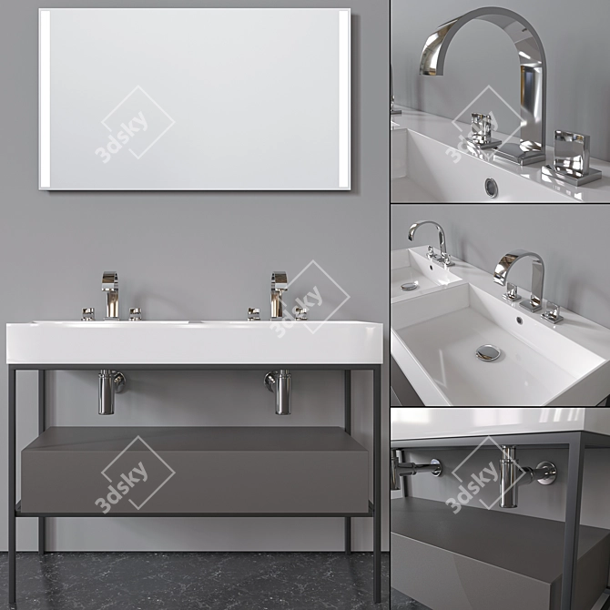 Galassia Meg11Pro Furniture Set 3D model image 2