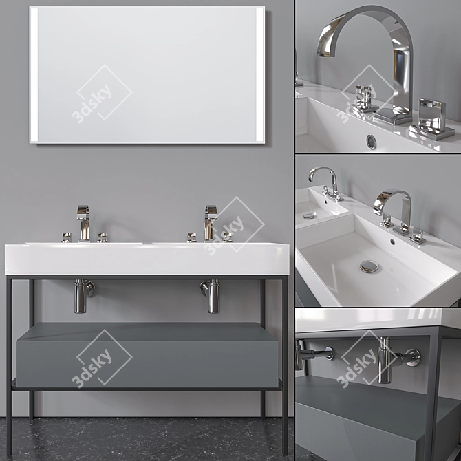 Galassia Meg11Pro Furniture Set 3D model image 3