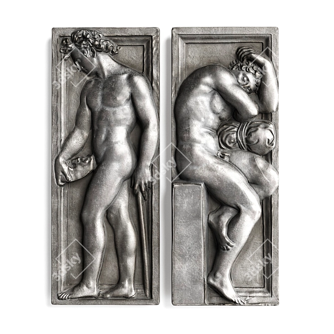 ErgoWall Athletes Relief Panel 3D model image 1