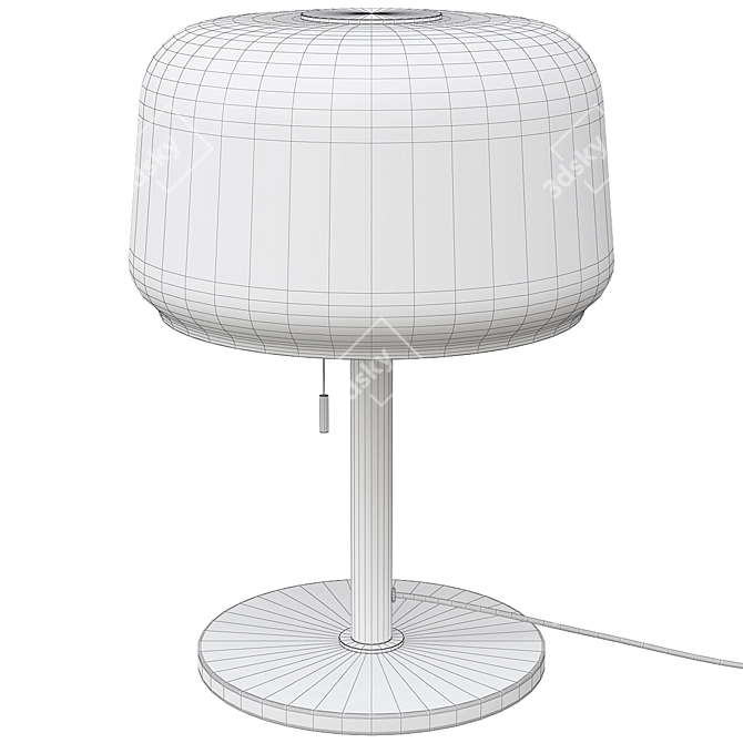 Evedal T. Lamp: Elegant Marble Design 3D model image 3