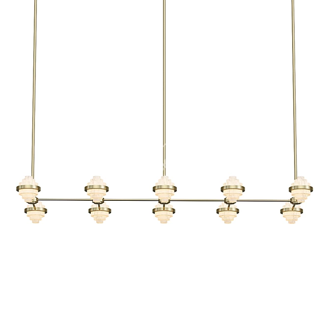 Elegant IRIS TRIA Pendant
Stunning IRIS Complex Array
Sleek IRIS Deca Linear Array 3D model image 9