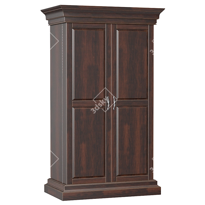 Elegant Home Bar Cabinet 3D model image 3