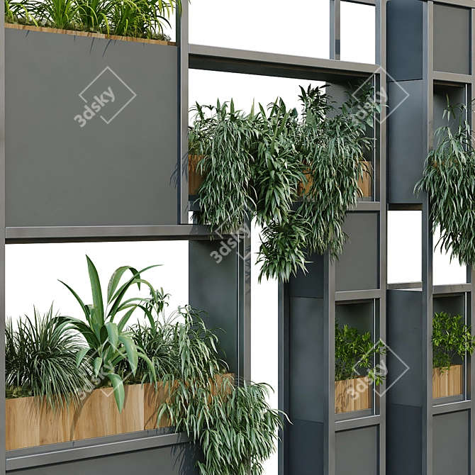 Vertical Garden Box Set 240 3D model image 3