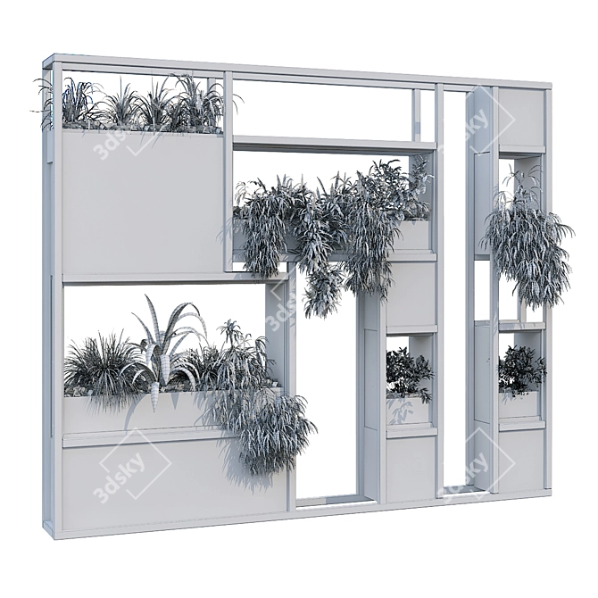 Vertical Garden Box Set 240 3D model image 6