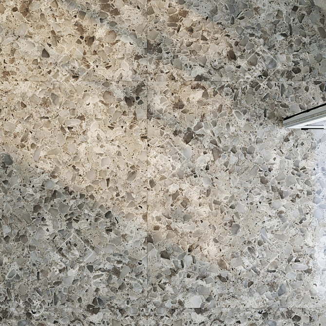 Versatile Terrazzo Tile Set 3D model image 2