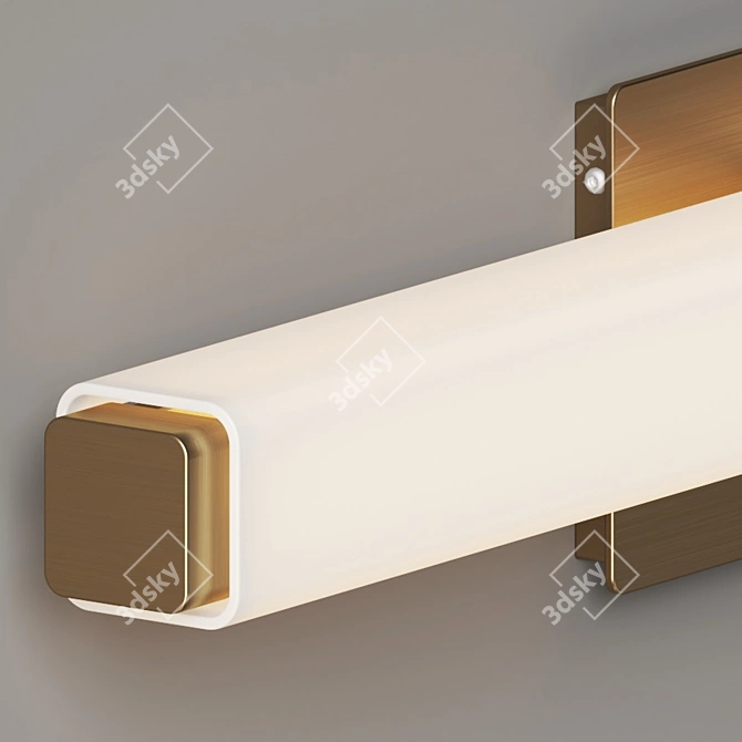 Vogue Bar - Elegant LED Bathroom Light 3D model image 3