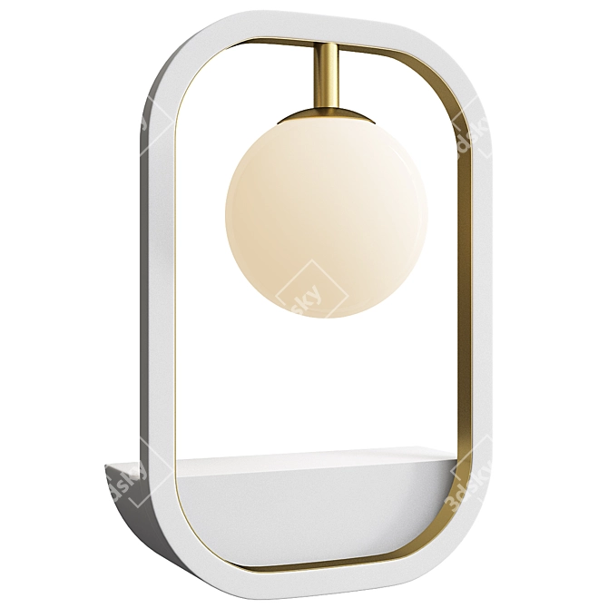 Elegant Avola Sconce: Modern Lighting 3D model image 1