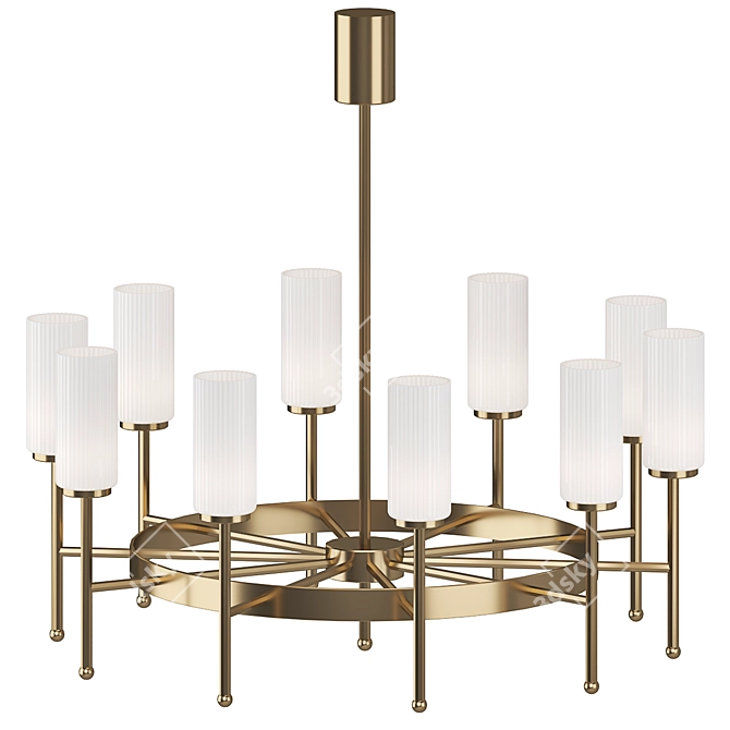 Orbit Zeus Chandelier - Bella Figura 3D model image 2