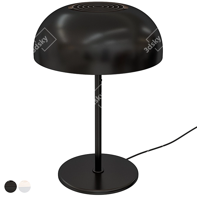 Nymåne White Table Lamp 3D model image 2