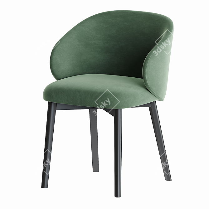 Connubia Tuka Armchair - Stylish and Functional 3D model image 3