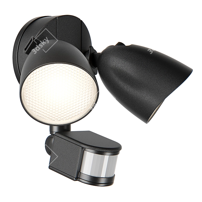 LED Outdoor Wall Light - Diva Lightstar 3D model image 1