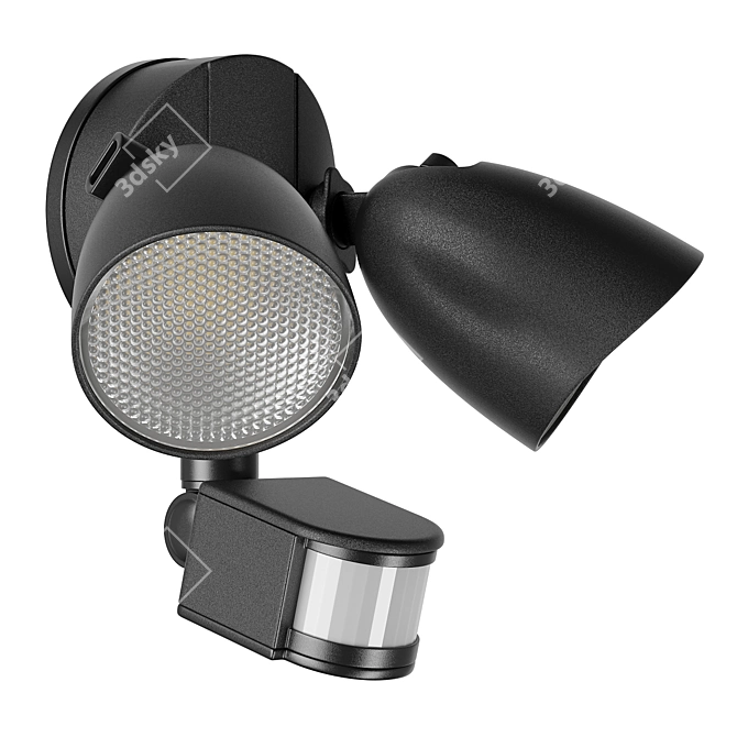 LED Outdoor Wall Light - Diva Lightstar 3D model image 2