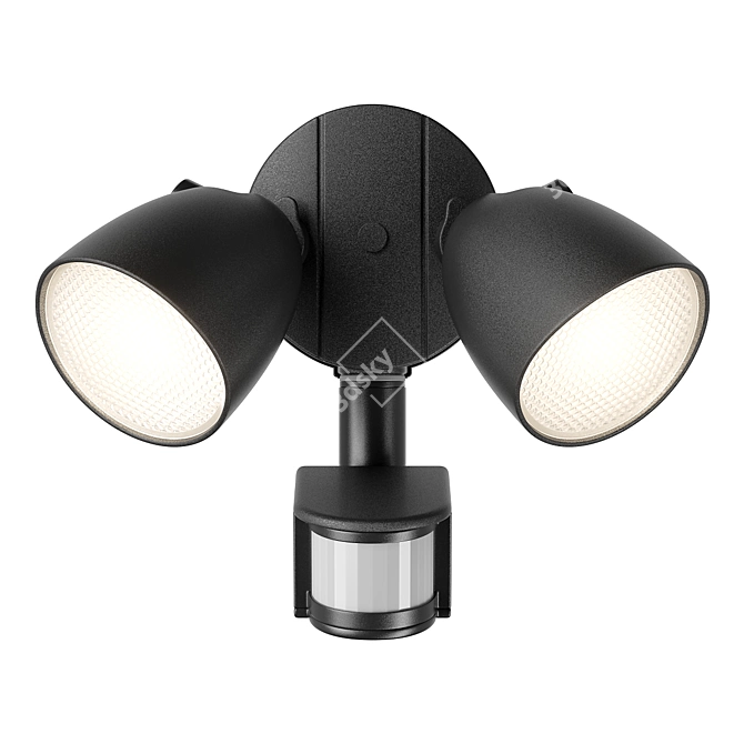 LED Outdoor Wall Light - Diva Lightstar 3D model image 7