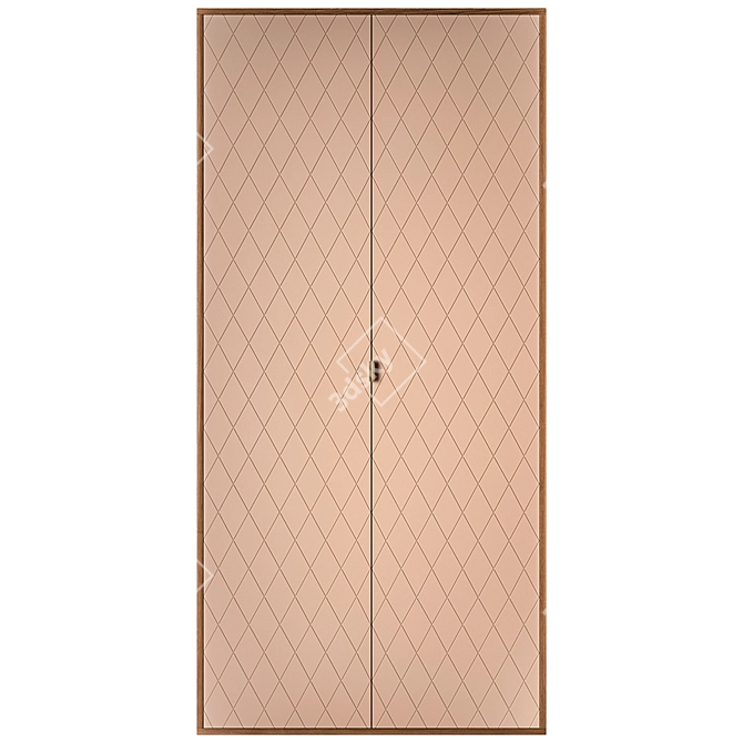 Modern Oak Wardrobe CS211 3D model image 2