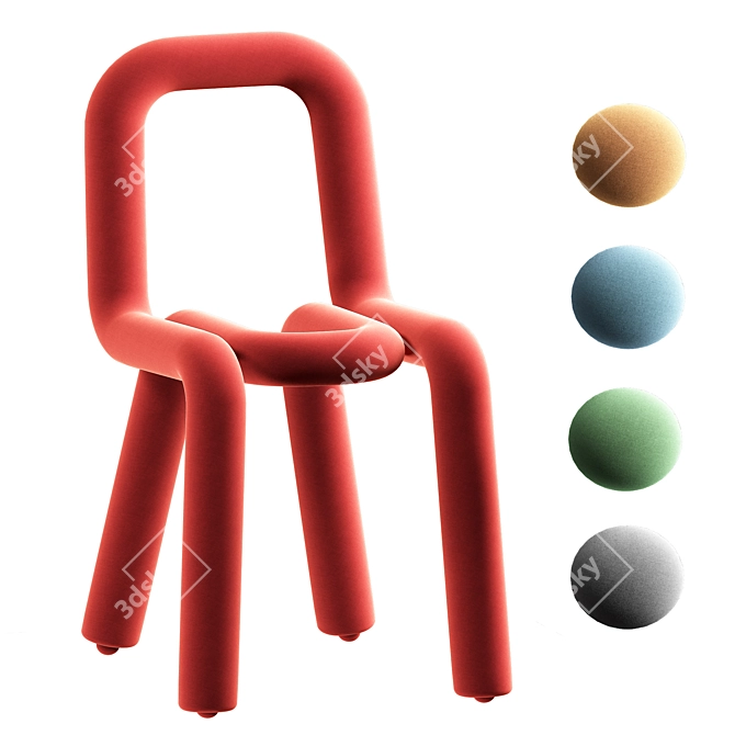  Bold Chair: Striking Design by Big-game 3D model image 1