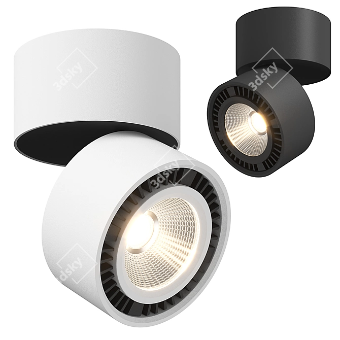 21481X Forte Muro Lightstar: Stylish LED Wall Light 3D model image 1