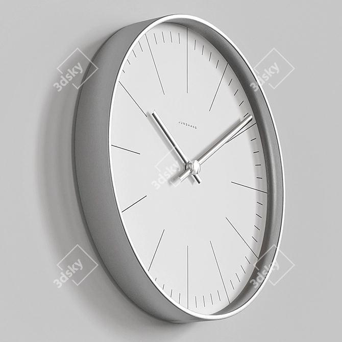 Junghans Max Bill Wall Clock, 30cm 3D model image 2