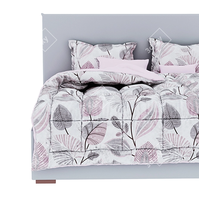 Sherst Grey Slipson Bed 180 3D model image 10