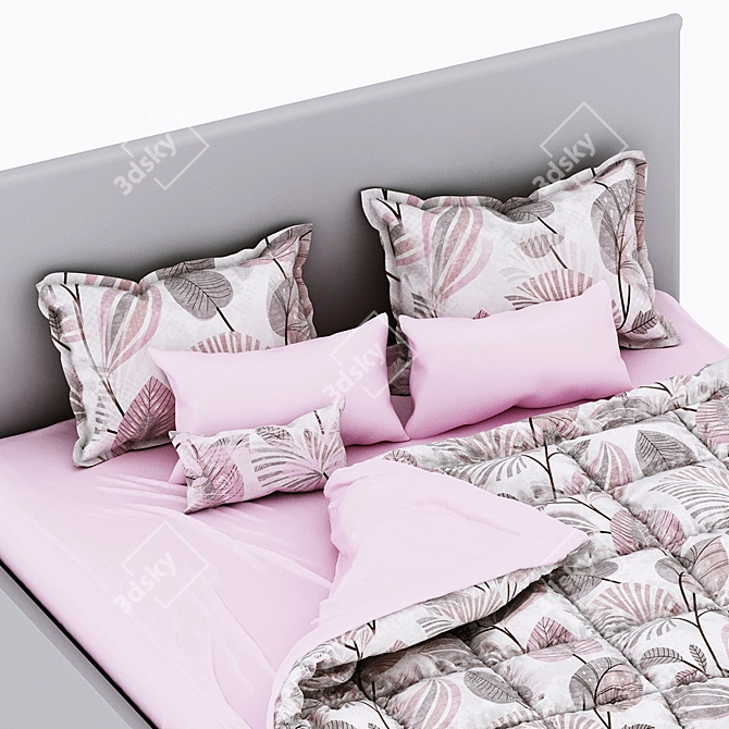 Sherst Grey Slipson Bed 180 3D model image 20