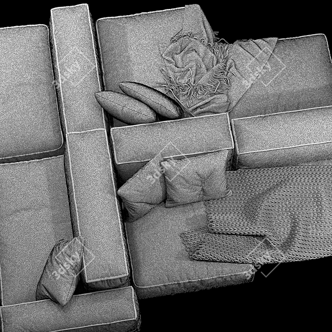 Timeless 1976 Design Sofa 3D model image 6