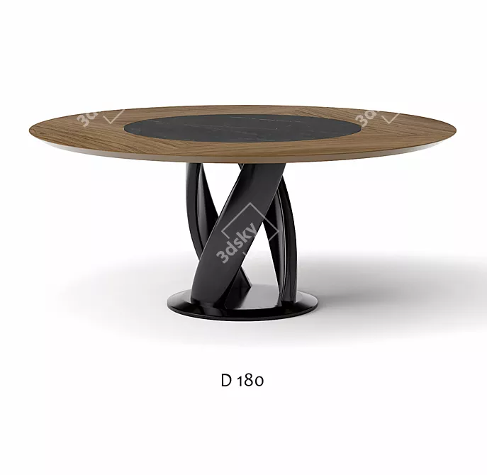 Virtuos D2: Stylish Round Table 3D model image 2