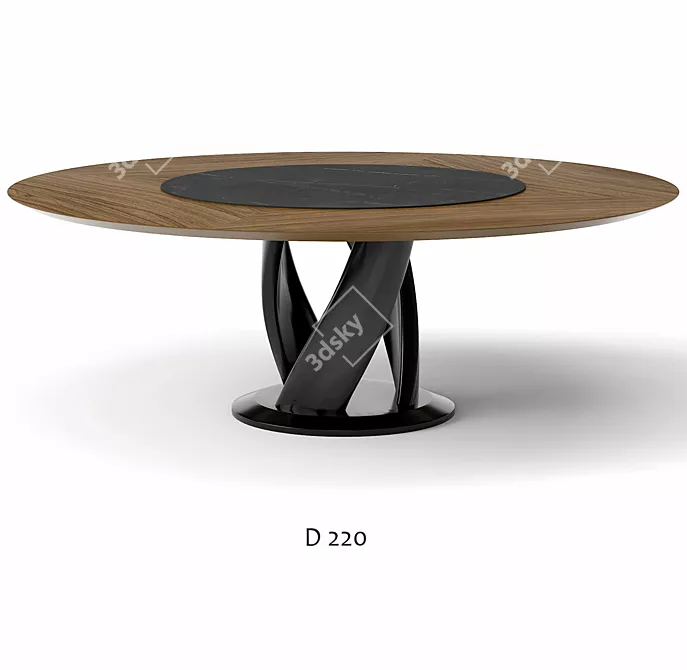 Virtuos D2: Stylish Round Table 3D model image 3