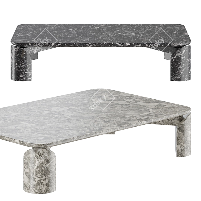 Elegant Salvatori TAULA Coffee Table 3D model image 1