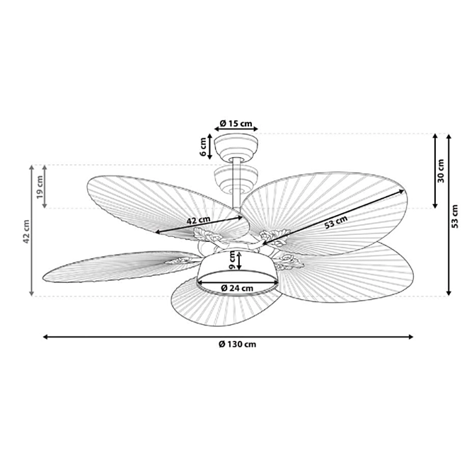 BORMEJO Ceiling Vent: Sleek and Stylish 3D model image 3