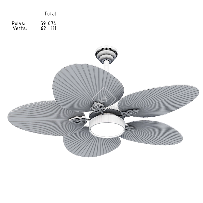 BORMEJO Ceiling Vent: Sleek and Stylish 3D model image 6