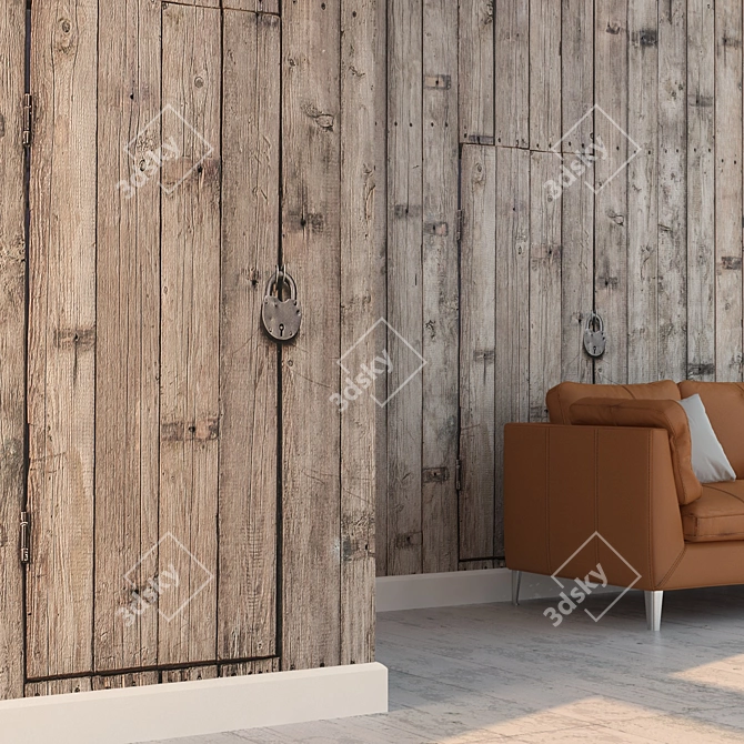 Title: Seamless Wood Texture Kit 3D model image 3