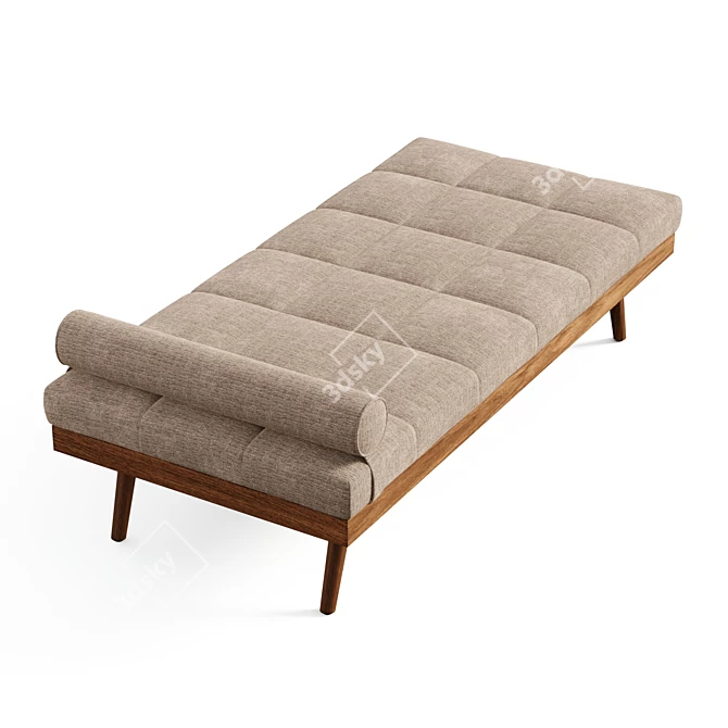 Alessa Midcentury Daybed 3D model image 3