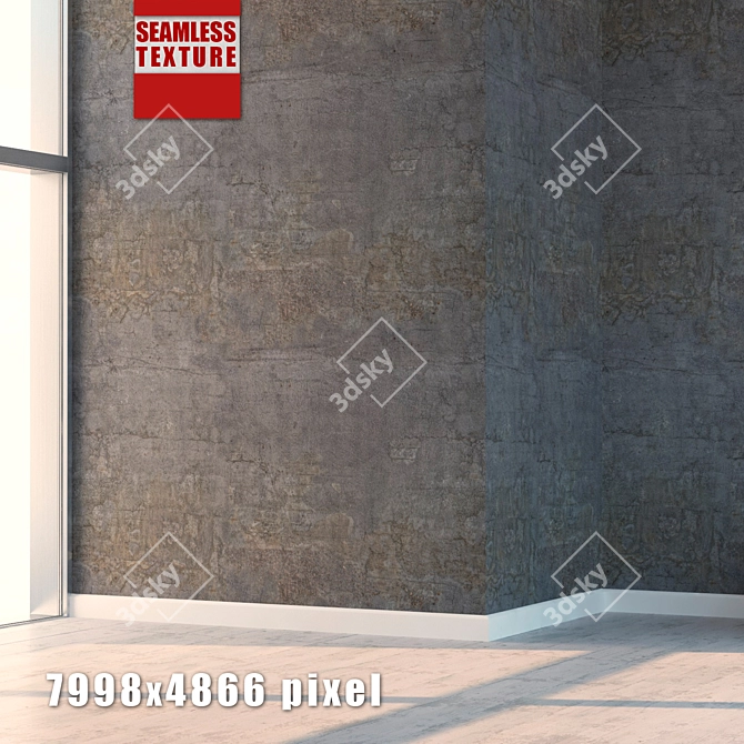 Seamless Concrete Texture 3D model image 1