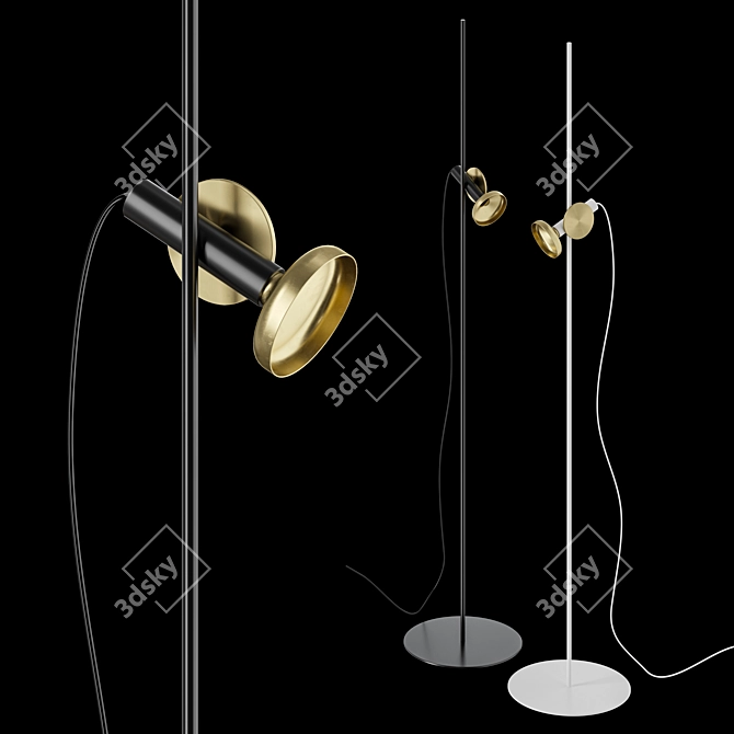 Scandinavian Blend Floor Lamp 3D model image 2