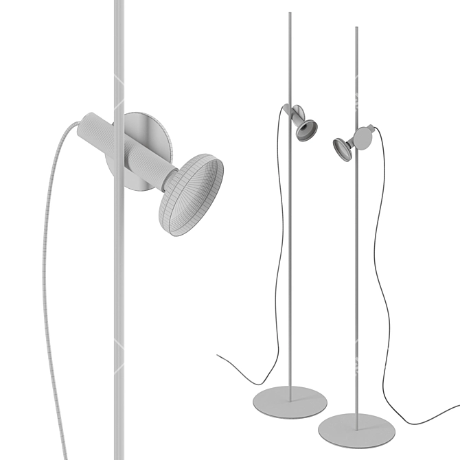 Scandinavian Blend Floor Lamp 3D model image 3