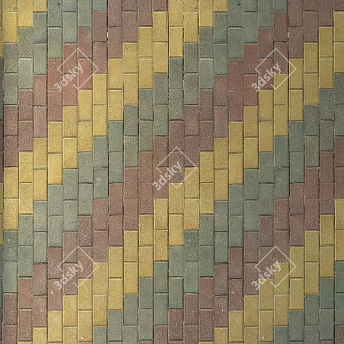 Seamless Detailed Brick Texture 3D model image 4