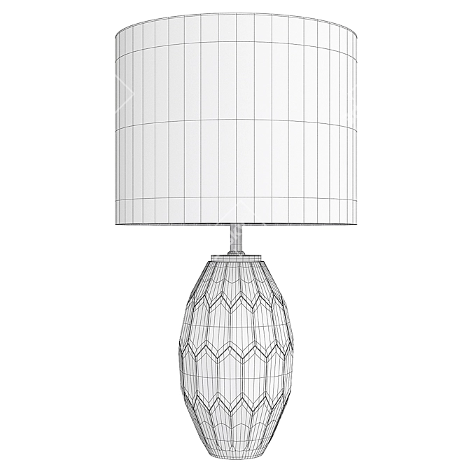 Elegant Muguet Table Lamp 3D model image 2