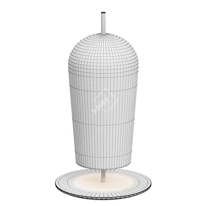 Elegant AU Table Lamp: Luxurious and Unique 3D model image 3