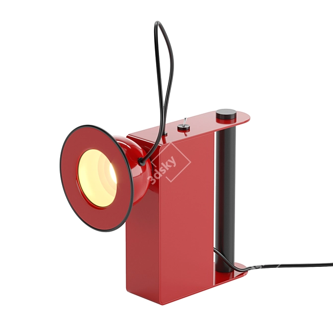 Modern Minimalist Table Lamp 3D model image 2