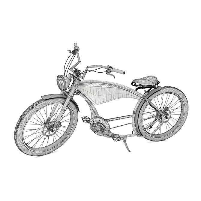 RUFFIAN Cement Grey: Unleash Your Ride 3D model image 5