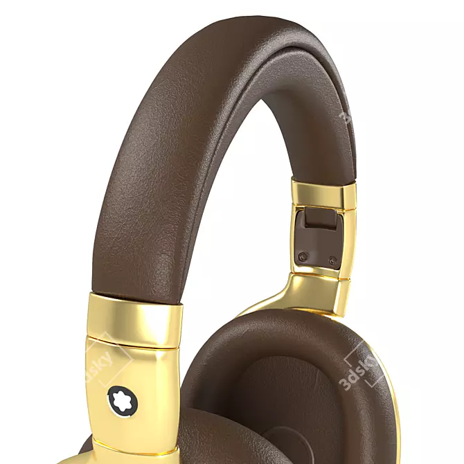 Montblanc MB 01 Wireless Headphones: Studio-Quality Sound on the Go 3D model image 6