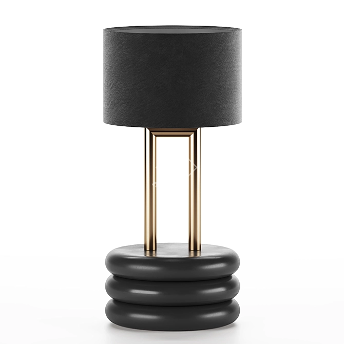 Velvet Marvel Table Lamp 3D model image 5