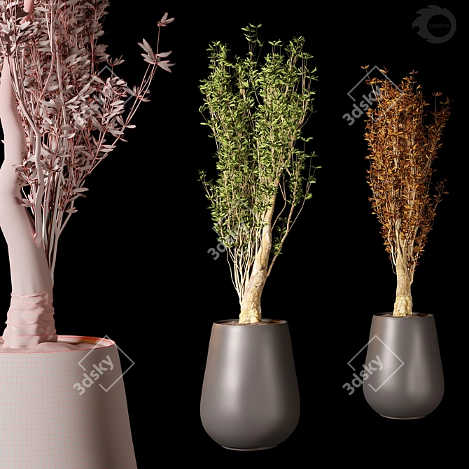 High-Quality 3D Plant Model 3D model image 2