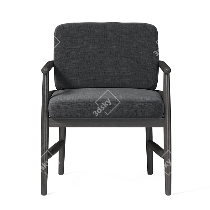 Elegant Teresina Armchair: Unmatched Comfort 3D model image 2