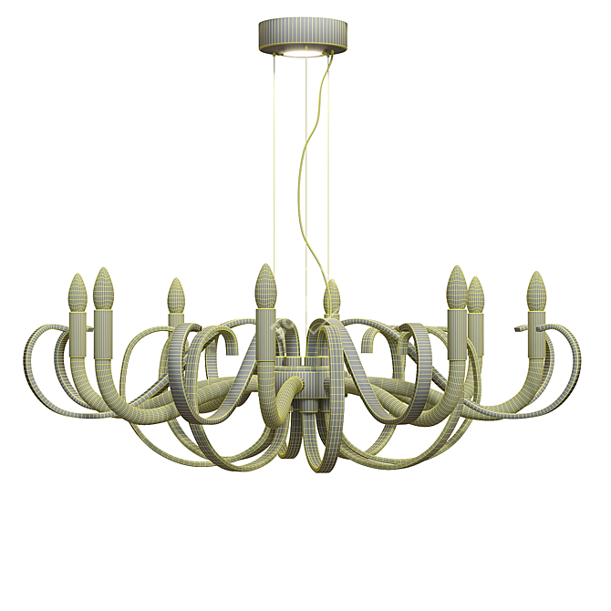 Modern Elegance: Atlanta Chandelier by Maytoni 3D model image 4
