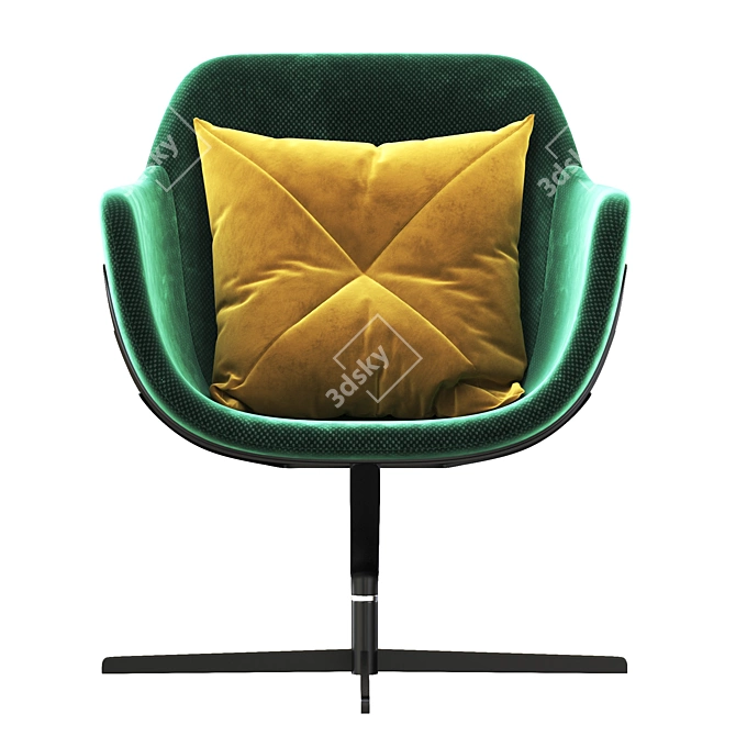 Modern 277 Auckland Armchair 3D model image 3