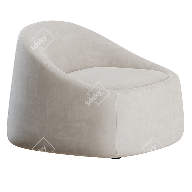 Designer Keiji Takeuchi Ripamonti Armchair 3D model image 7