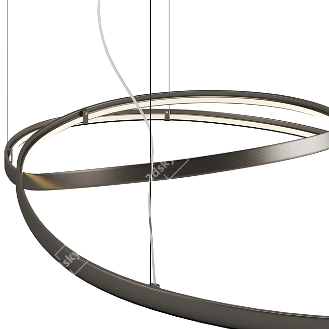 Heaven Lamp: Elegant Italian Lighting 3D model image 2